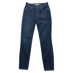 Madewell High Riser Skinny Jeans Denim Blue  Stretch Size 25 B7131